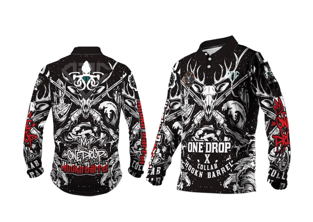 One Drop Cartel Adult - Hookn Barrel 50+ UPF Shirt