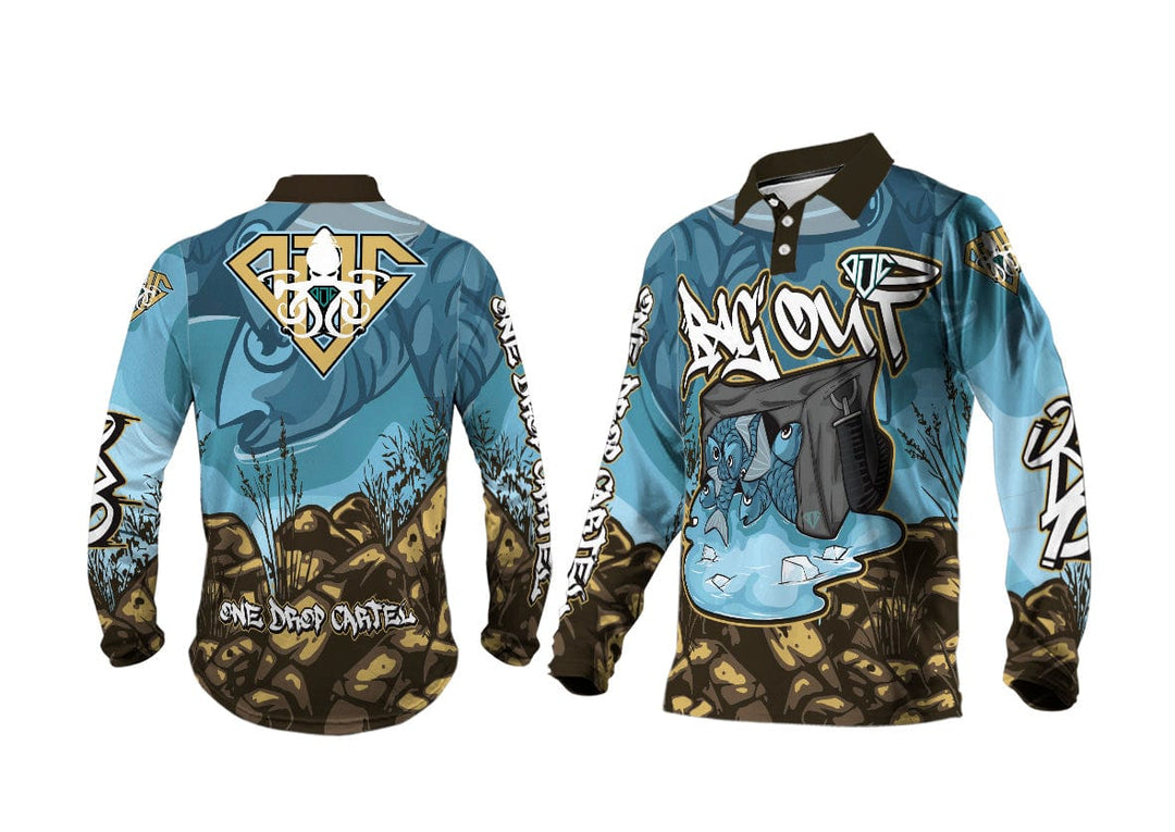 Adults - Bag Out 50+ UPF Shirt - One Drop Cartel