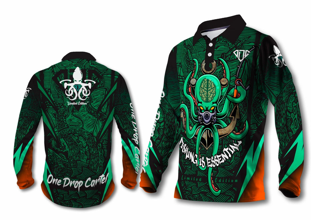 Kids - Fishing is Essential 50+ UPF Shirt - One Drop Cartel