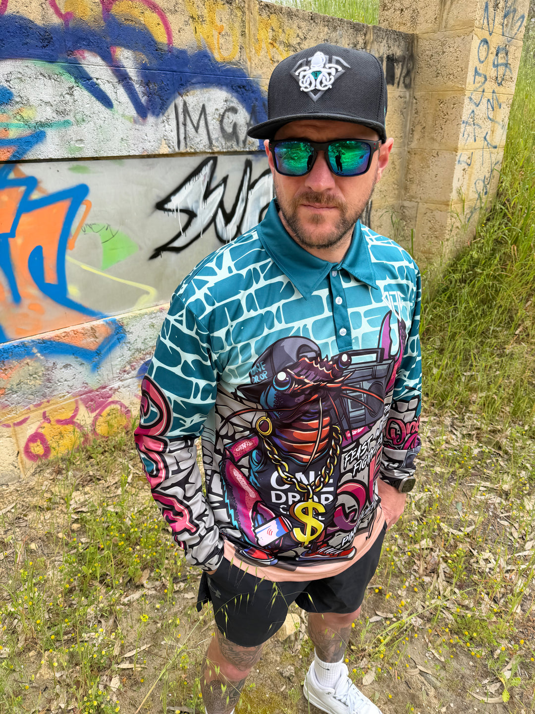 Adult - Cray Cray the Marron 50+ UPF Shirt