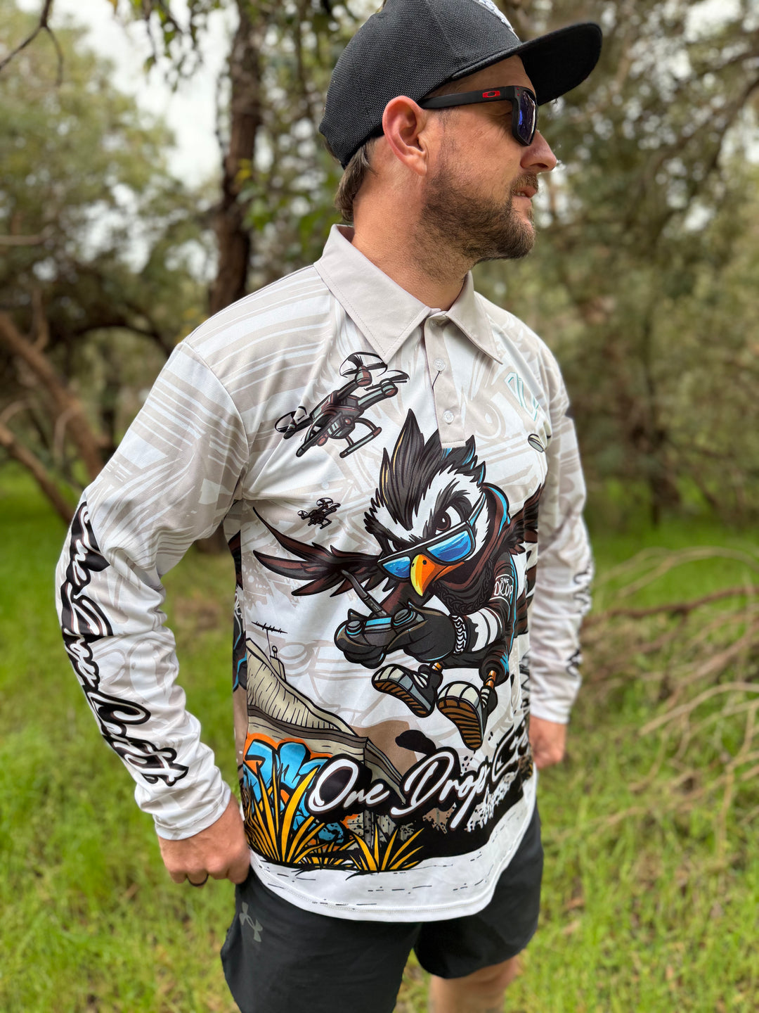 Adult - Milly The Magpie 50+ UPF Shirt