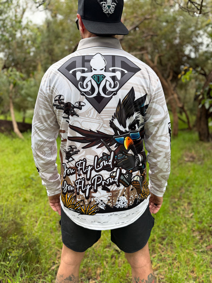 Adult - Milly The Magpie 50+ UPF Shirt