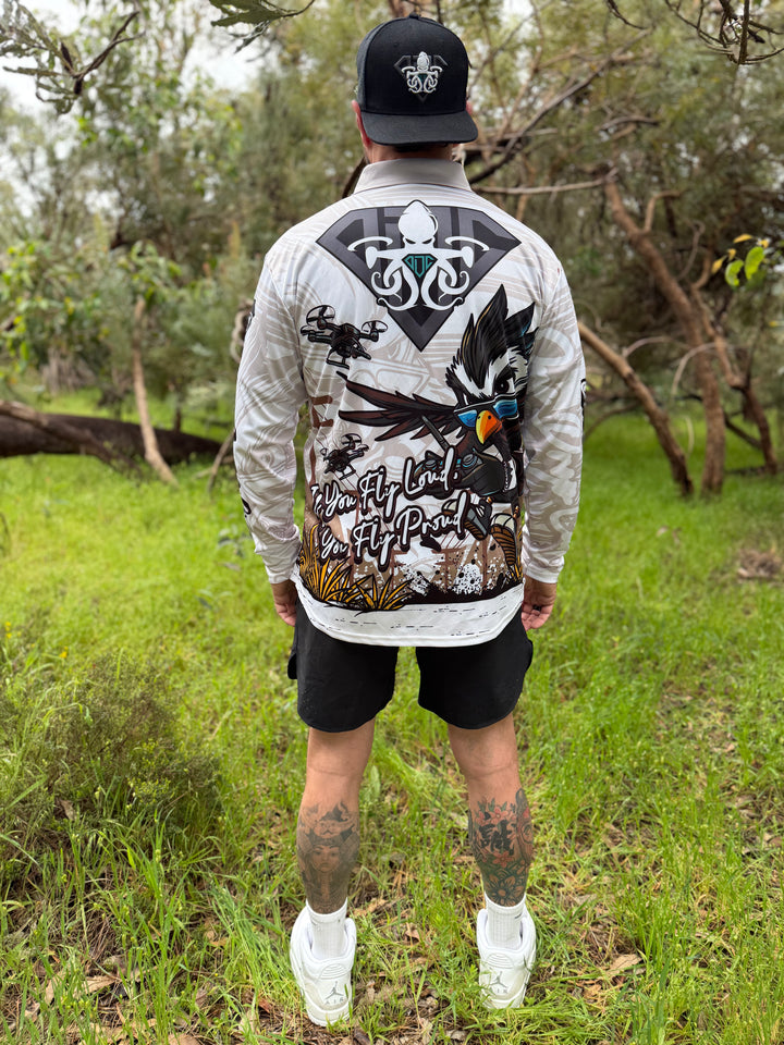 Adult - Milly The Magpie 50+ UPF Shirt