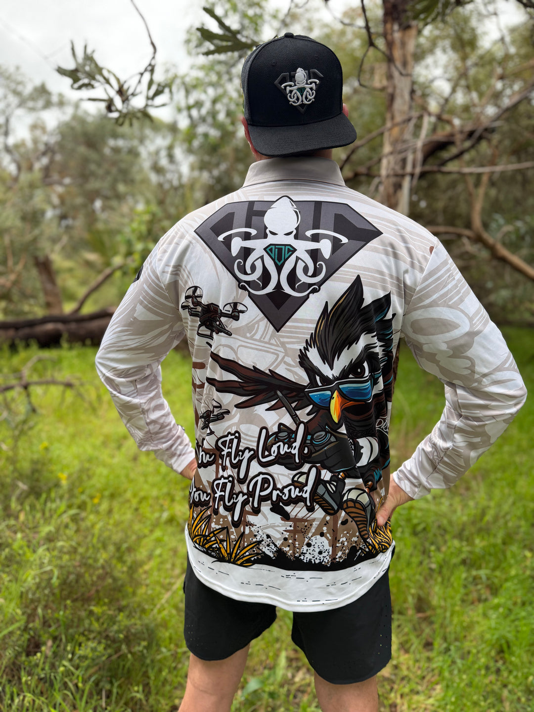 Adult - Milly The Magpie 50+ UPF Shirt