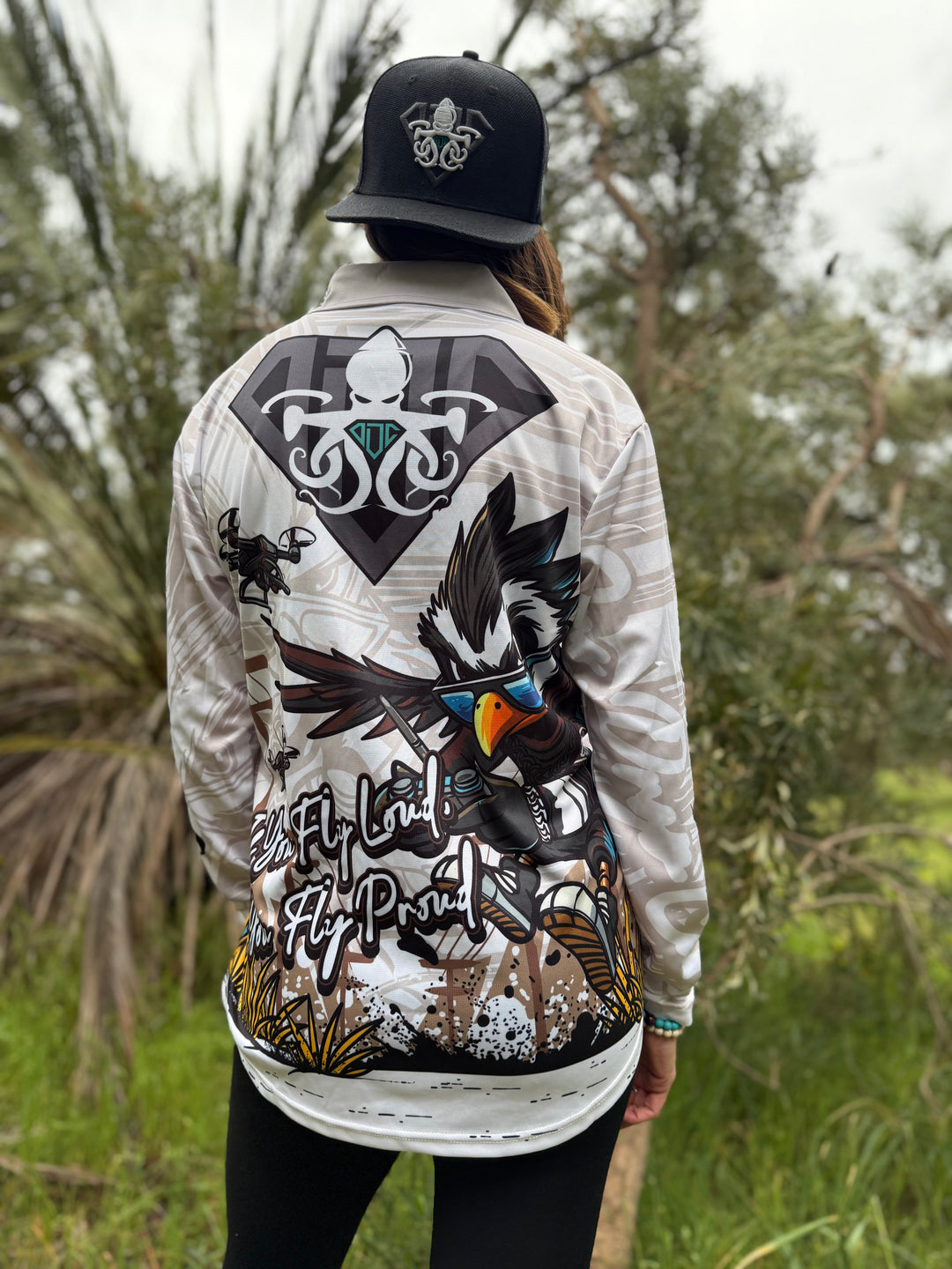 Adult - Milly The Magpie 50+ UPF Shirt