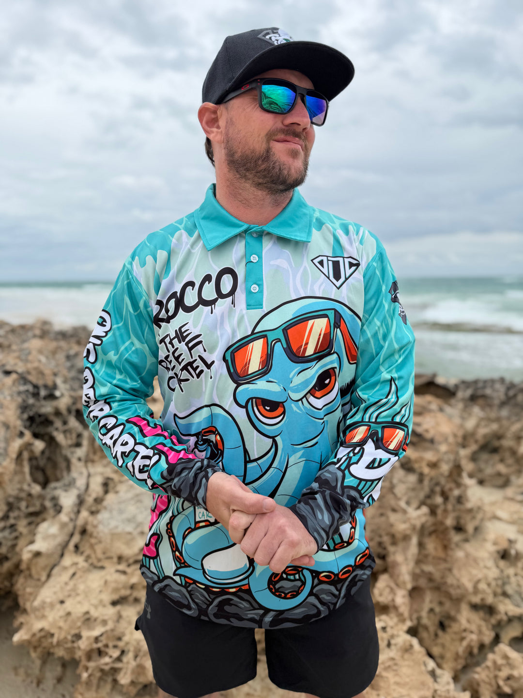 Adult - Rocco the reef occy 50+ UPF Shirt