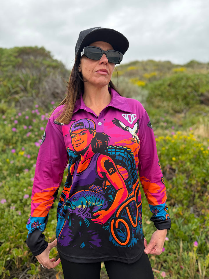 New - Adult - No Tackle box 50+ UPF Shirt