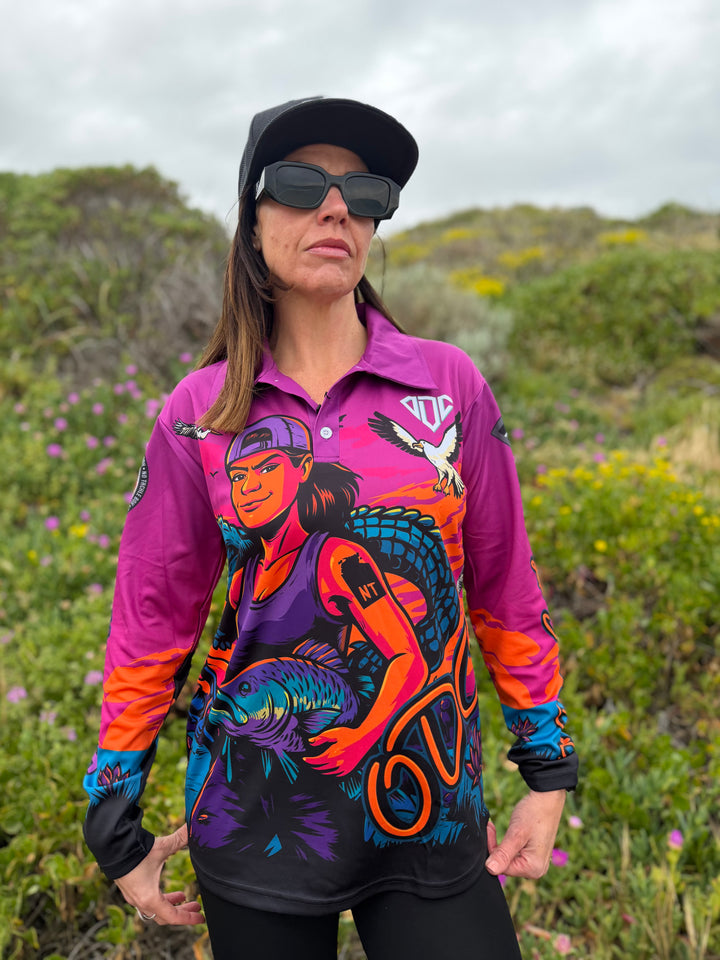 New - Adult - No Tackle box 50+ UPF Shirt