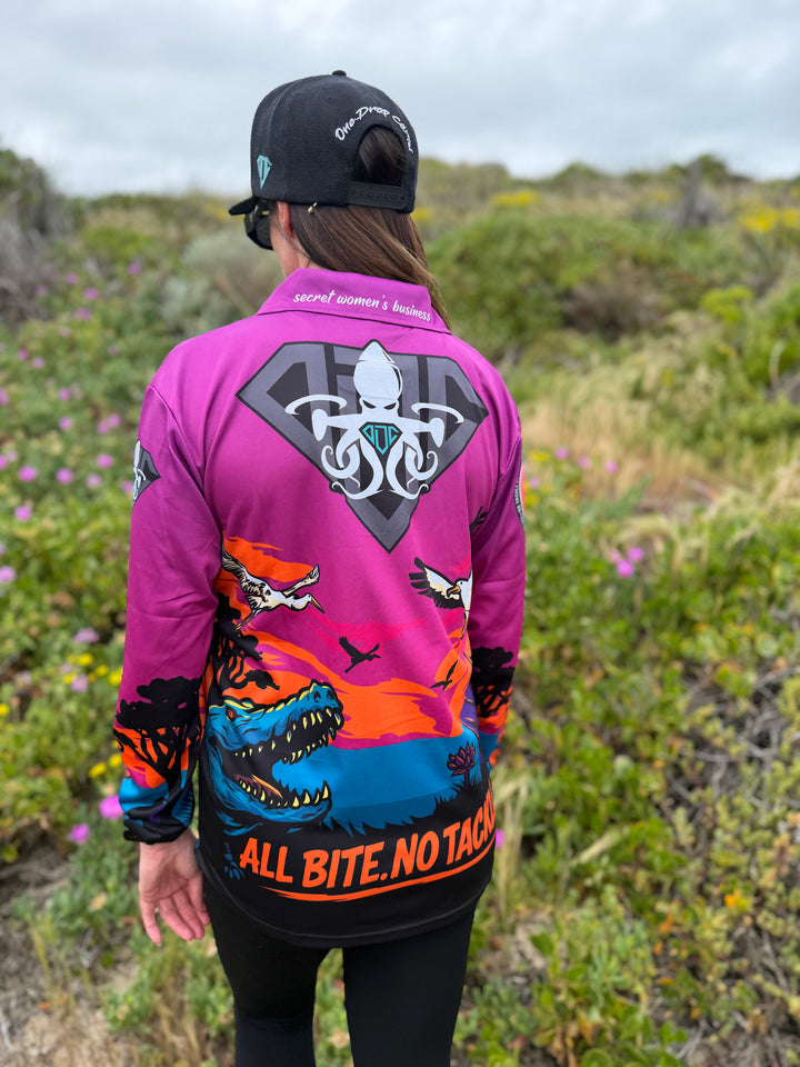 New - Adult - No Tackle box 50+ UPF Shirt