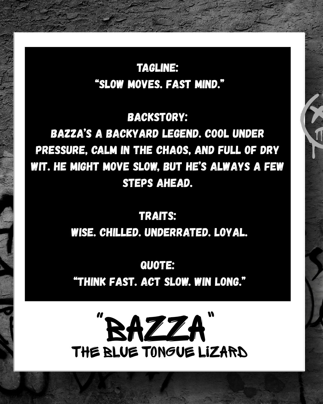 Kids -  Bazza the blue-tongue 50+ UPF Shirt