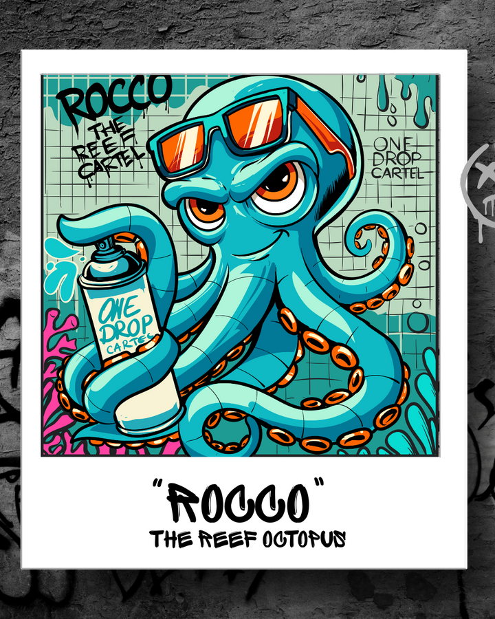 Kids -  Rocco the reef occy 50+ UPF Shirt