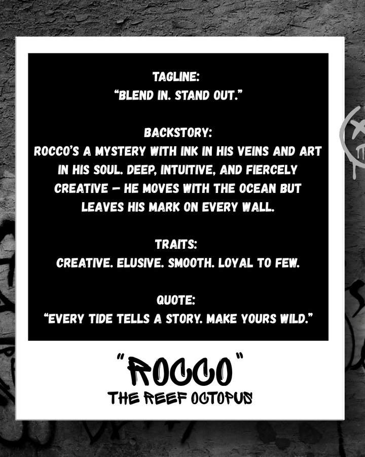 Kids -  Rocco the reef occy 50+ UPF Shirt