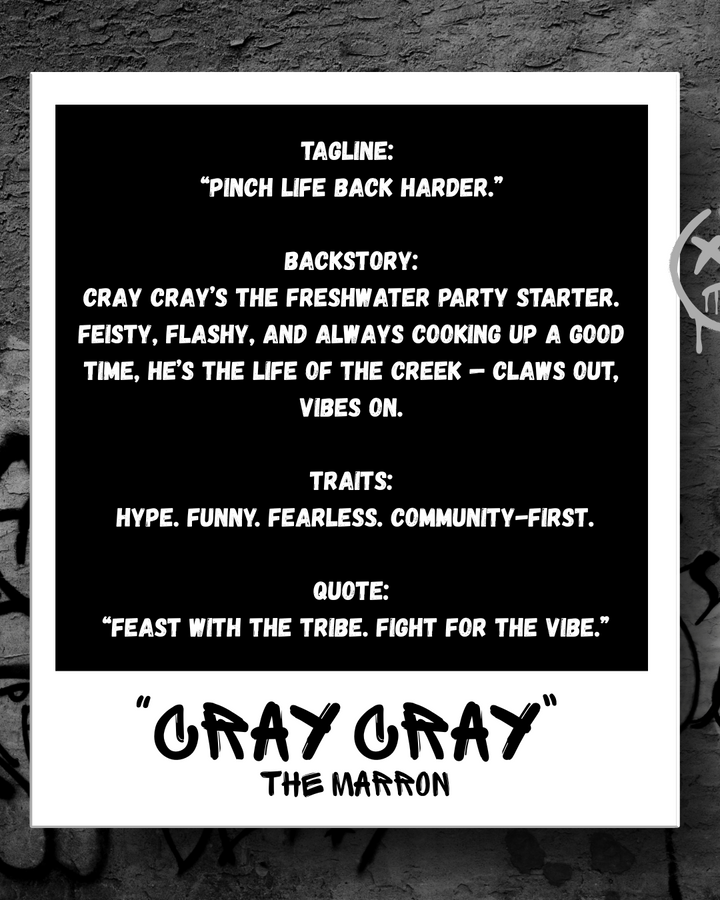 Kids -  Cray Cray the Marron 50+ UPF Shirt