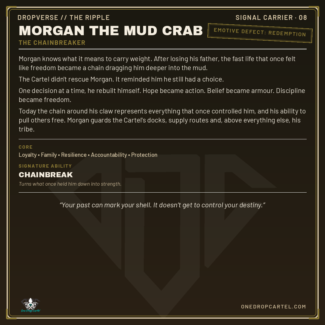 Adult - Morgan the Mud Crab