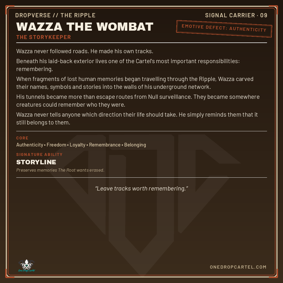 Kids -  Wazza the Wombat