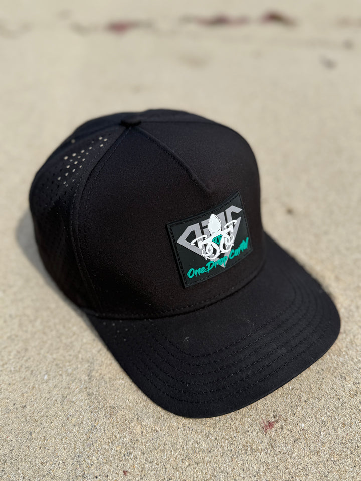 One Drop Cartel Waterproof Snapback Cap – Black