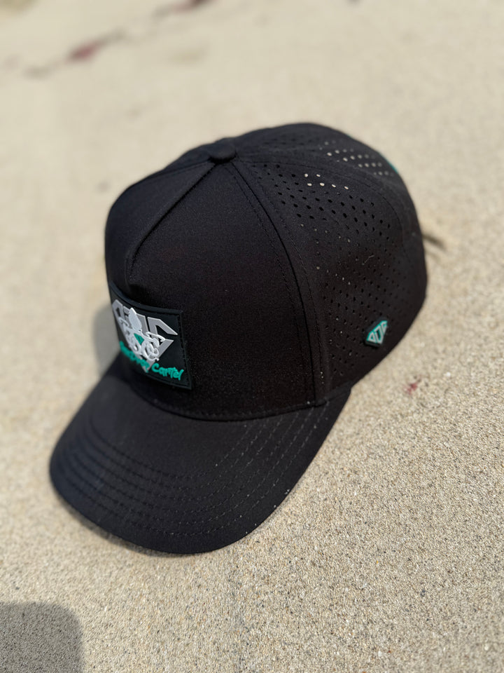 One Drop Cartel Waterproof Snapback Cap – Black