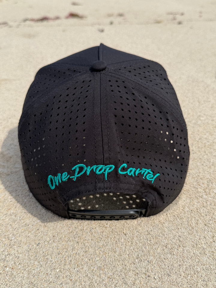 One Drop Cartel Waterproof Snapback Cap – Black