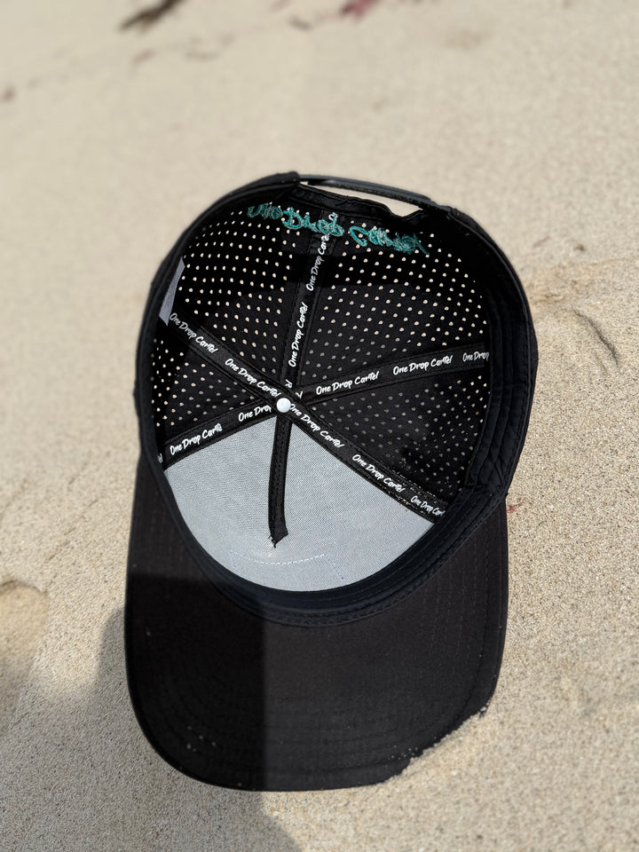 One Drop Cartel Waterproof Snapback Cap – Black