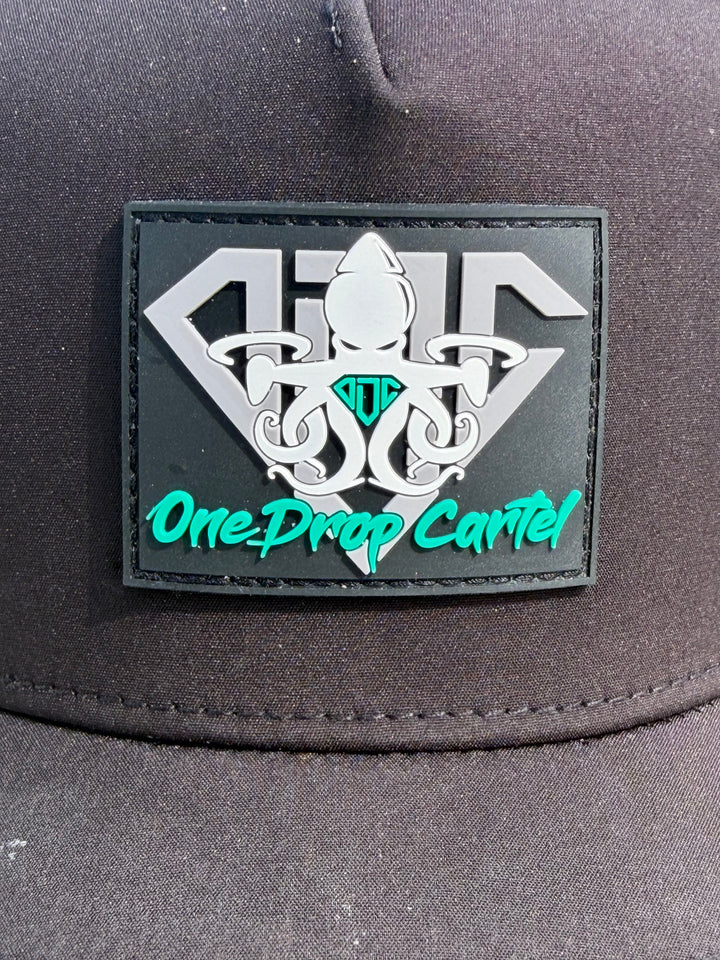One Drop Cartel Waterproof Snapback Cap – Black