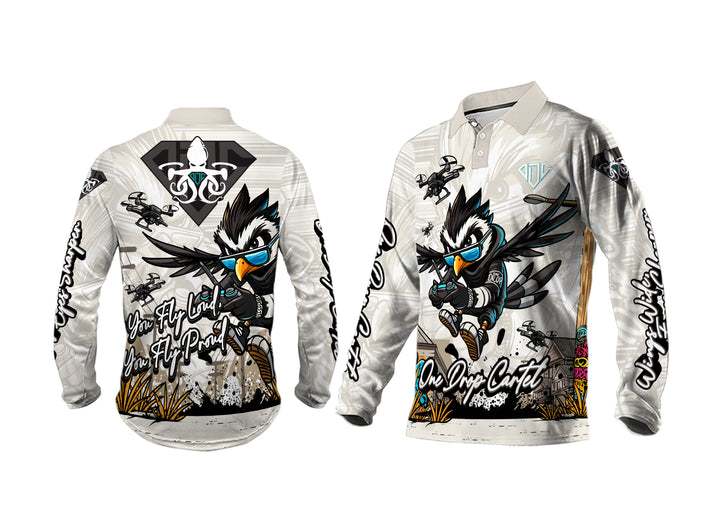 Adult - Milly The Magpie 50+ UPF Shirt