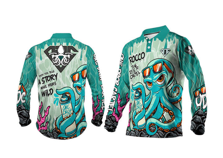 Kids -  Rocco the reef occy 50+ UPF Shirt