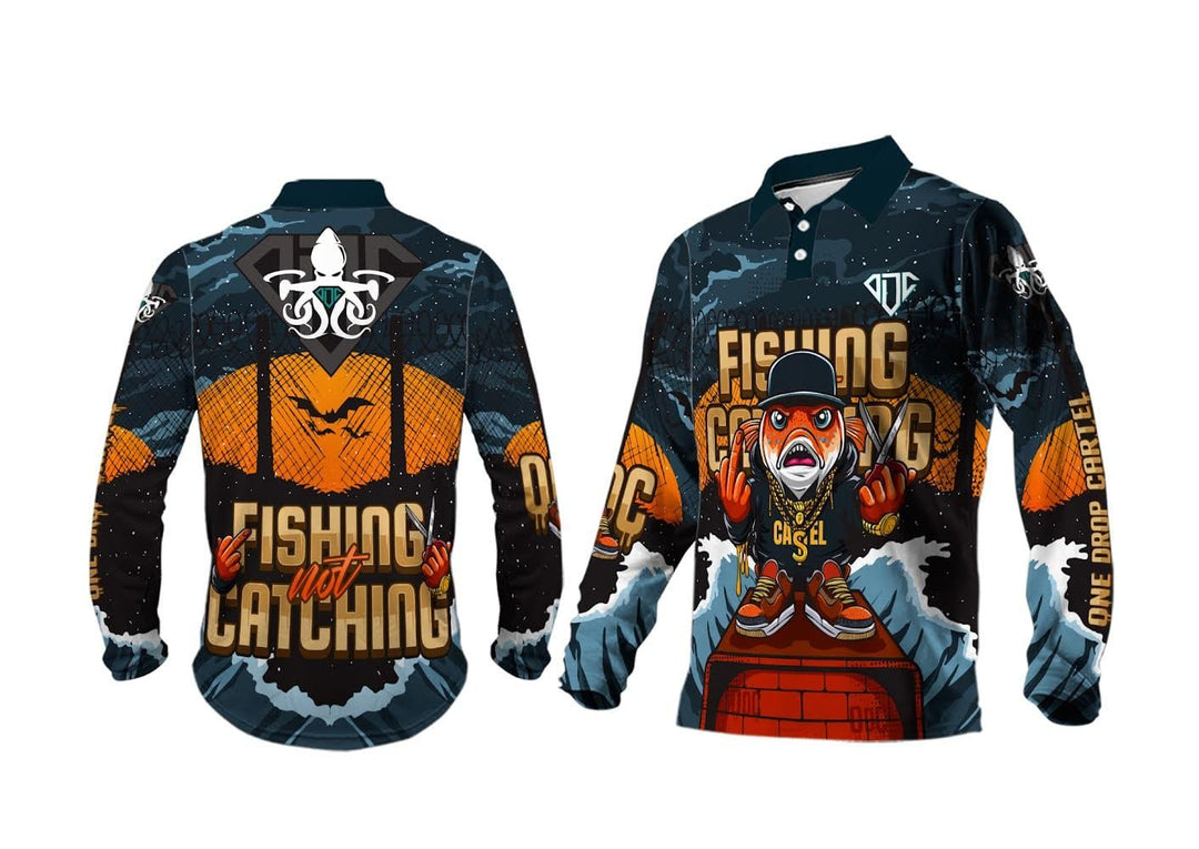 Adult - Fishing Not Catching 50+ UPF Shirt - One Drop Cartel