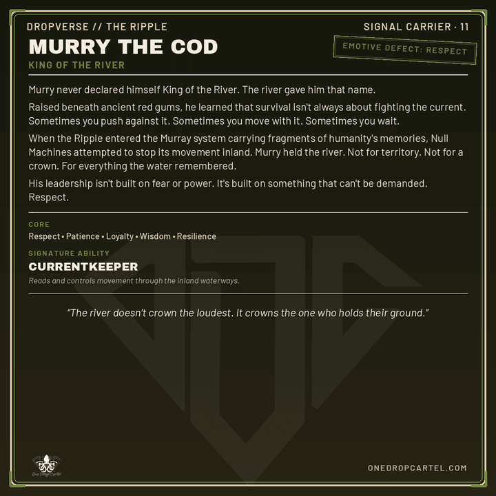 Adult - Murry The Cod - One Drop Cartel