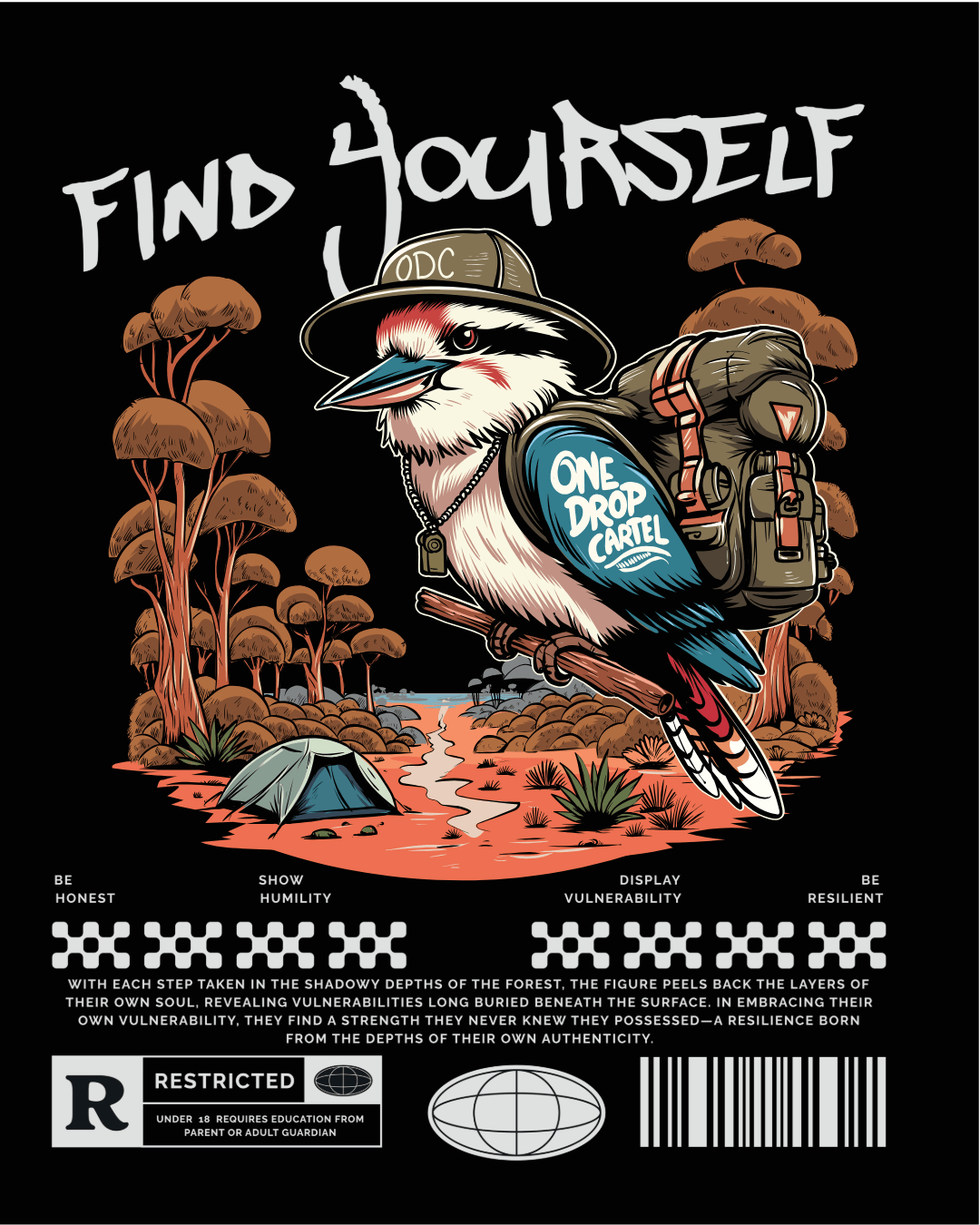 Everyday Crew - Find Yourself - 50+UPF - One Drop Cartel