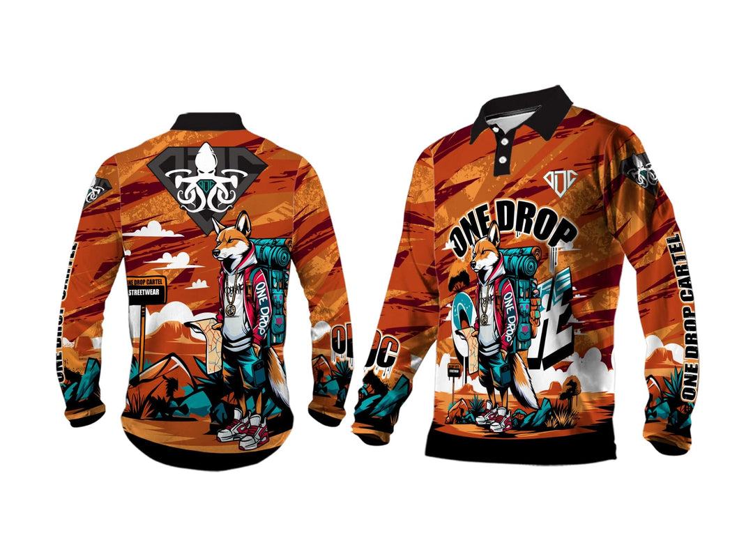 Kids - Dingo Days 50+ UPF Shirt - One Drop Cartel