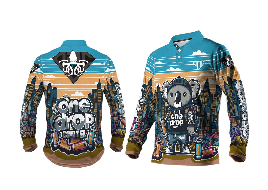 Kids - Drop Bear II 50+ UPF Shirt - One Drop Cartel