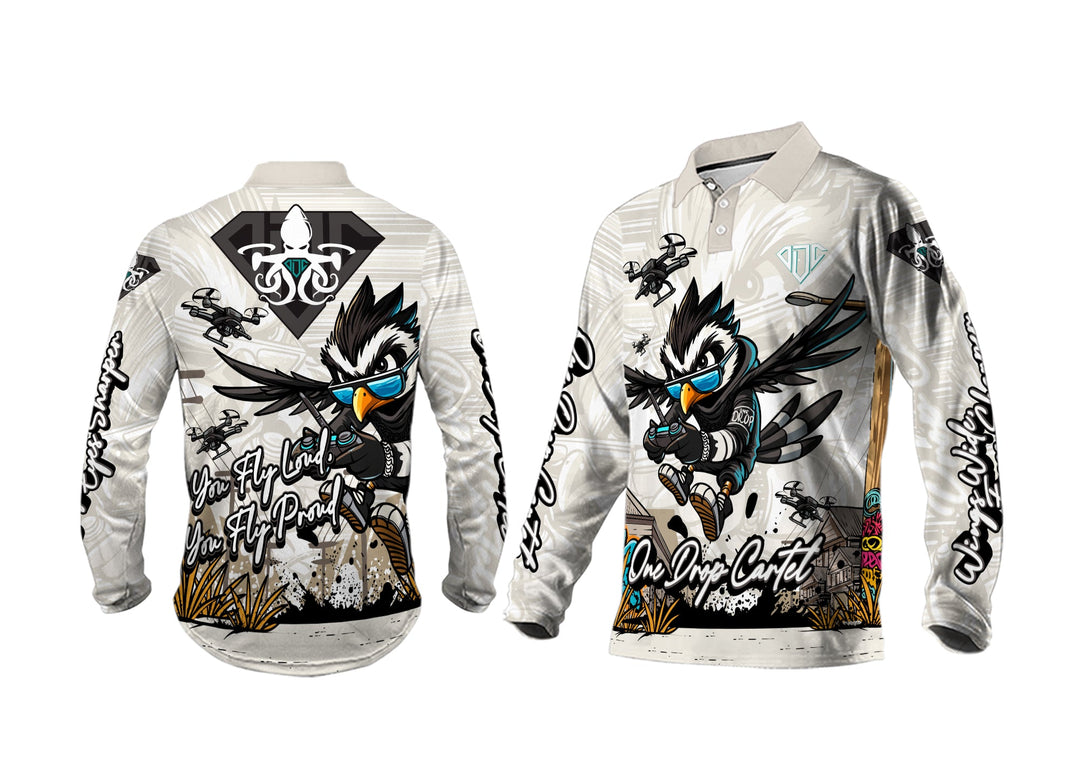 Kids - Milly The Magpie 50+ UPF Shirt - One Drop Cartel