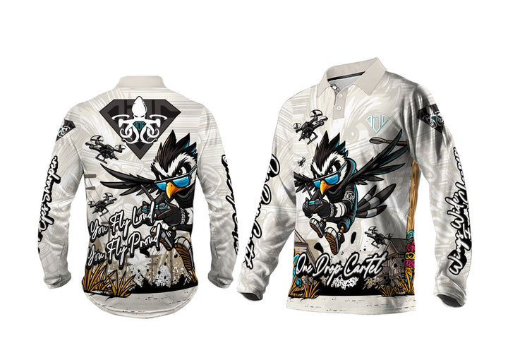 Kids - Milly The Magpie 50+ UPF Shirt - One Drop Cartel