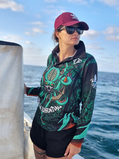 The Kraken Long-Sleeved Fishing Shirt - One Drop Cartel
