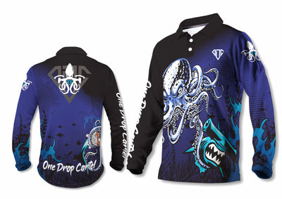 "The Kraken" Long-Sleeved Fishing Shirt