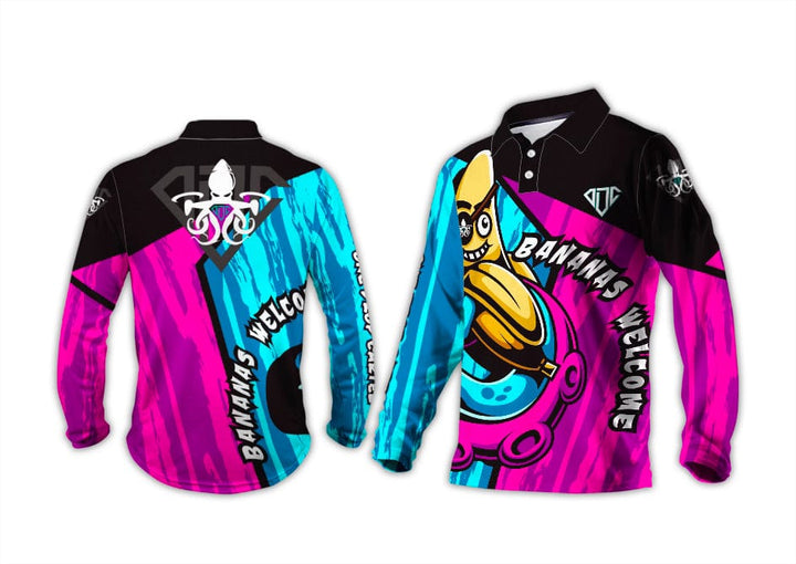 Adult - Bananas Welcome 50+ UPF Shirt - One Drop Cartel