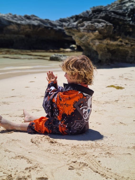 Kids - Snapper Sessions 50+ UPF Shirt - One Drop Cartel