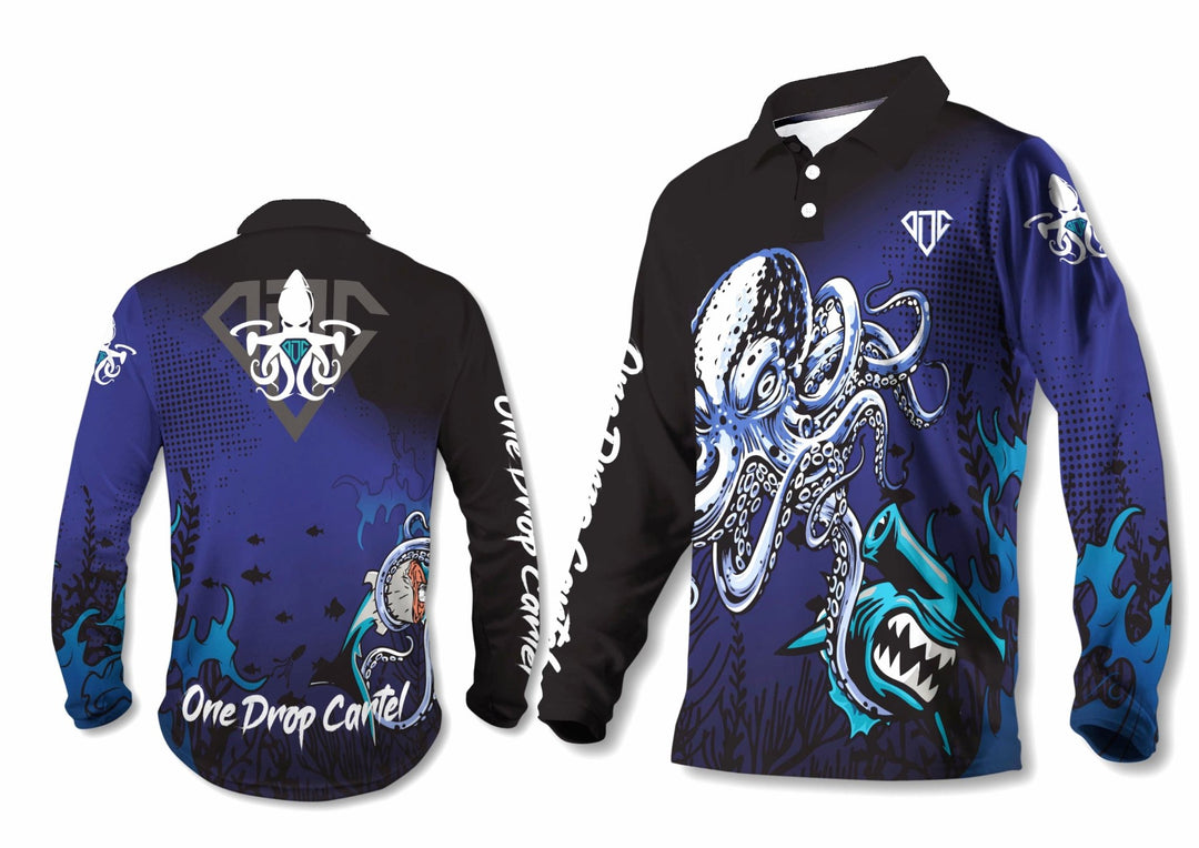 Kids - The Kraken 50+ UPF Shirt - One Drop Cartel