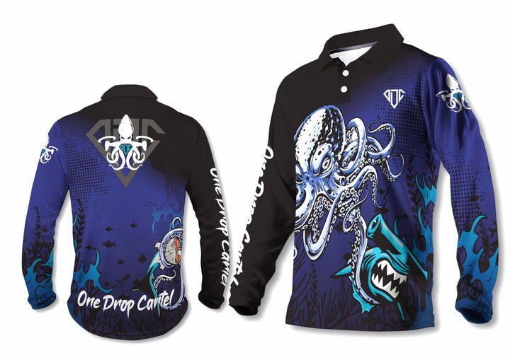 Kids - The Kraken 50+ UPF Shirt - One Drop Cartel