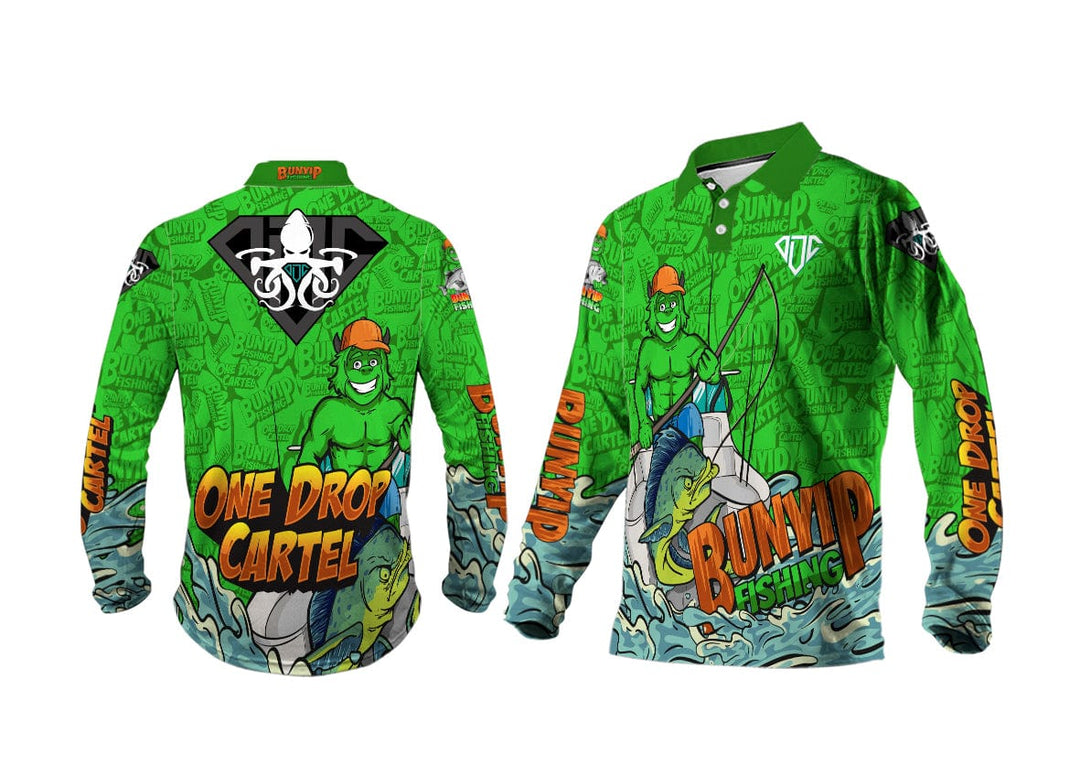 One Drop Cartel Adult - Bunyip Fishing 50+ UPF Shirt